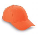 Pomarańczowa czapka baseballowa