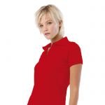Damska koszulka polo Czerwona