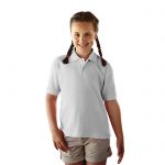 Koszulka polo dziecięca Ciemno-szara
