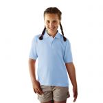Koszulka polo dziecięca Błękitna
