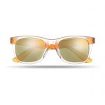 Pomarańczowe okulary przeciwsłoneczne