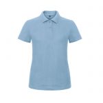 Pique Polo Shirt Jasno-niebieski