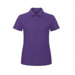 Pique Polo Shirt Purple