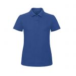 Pique Polo Shirt Niebieski