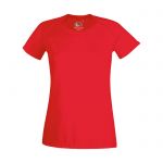 Czerwony t-shirt damski