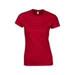 T-shirt damski Cherry rojo