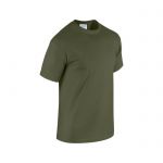 T-shirt heavy Military verde