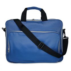 Niebieska torba na laptop