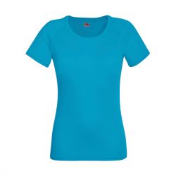 Błękitny t-shirt damski