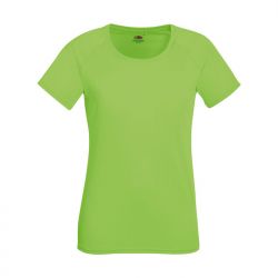 Limonkowy t-shirt damski