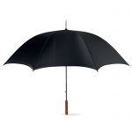 Czarny parasol golfowy