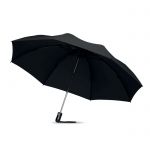Składany czarny parasol