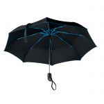 Składana niebieska parasolka