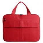 Czerwona torba na laptopa