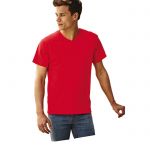 T-shirt w serek Czerwony