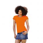 T-shirt damski Pomarańczowy