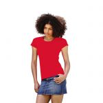 T-shirt damski Czerwony